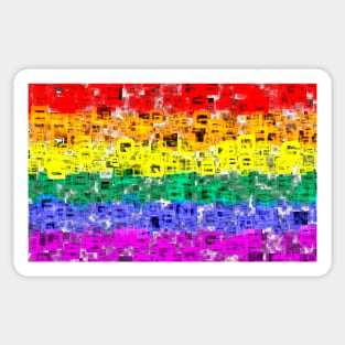 LBGT pattern Sticker